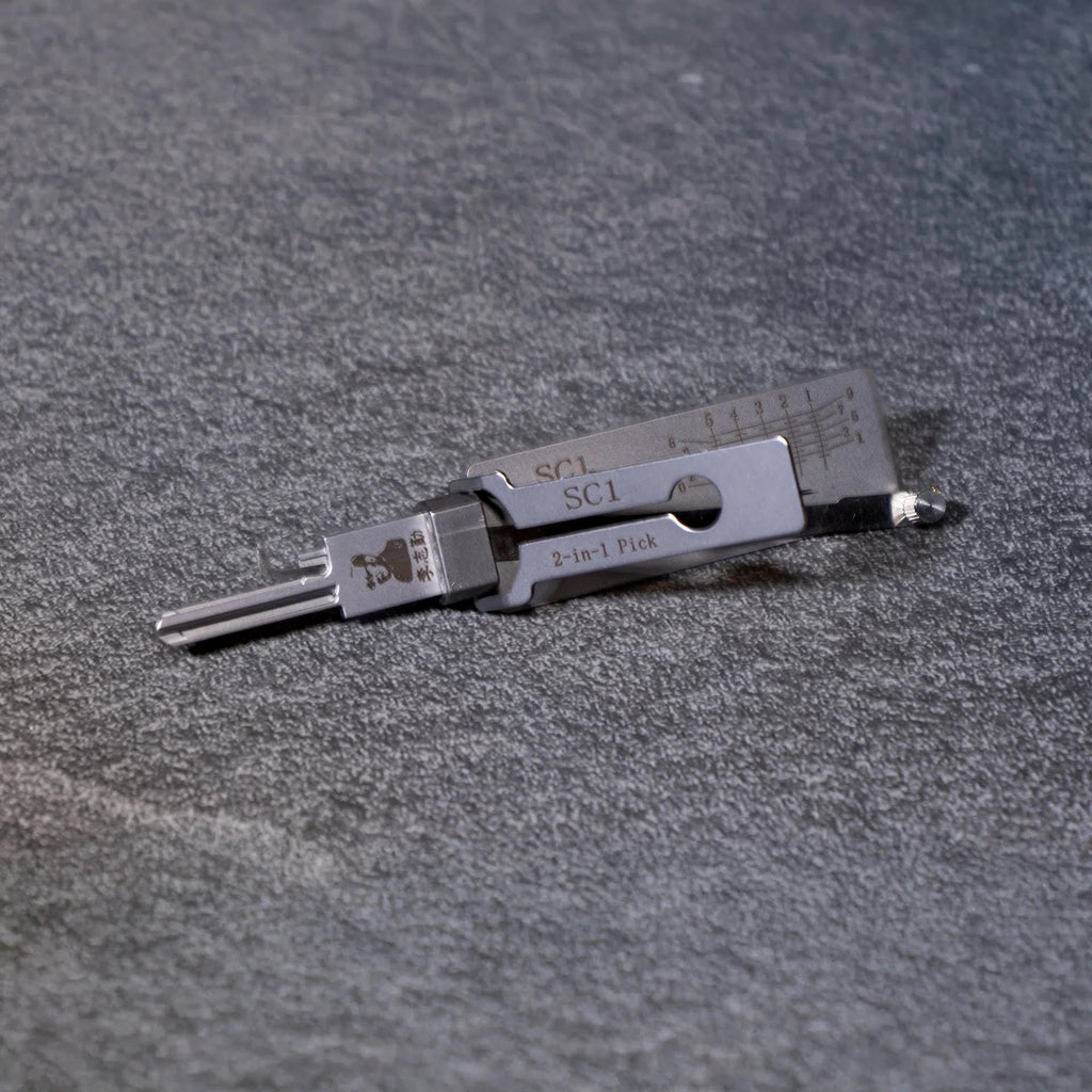 Pro SC1 Pick & Decoder — 2-in-1 Tool for Schlage 5-Pin Locks